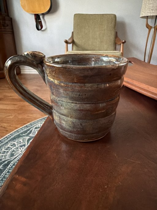 Tigers eye bubble mug